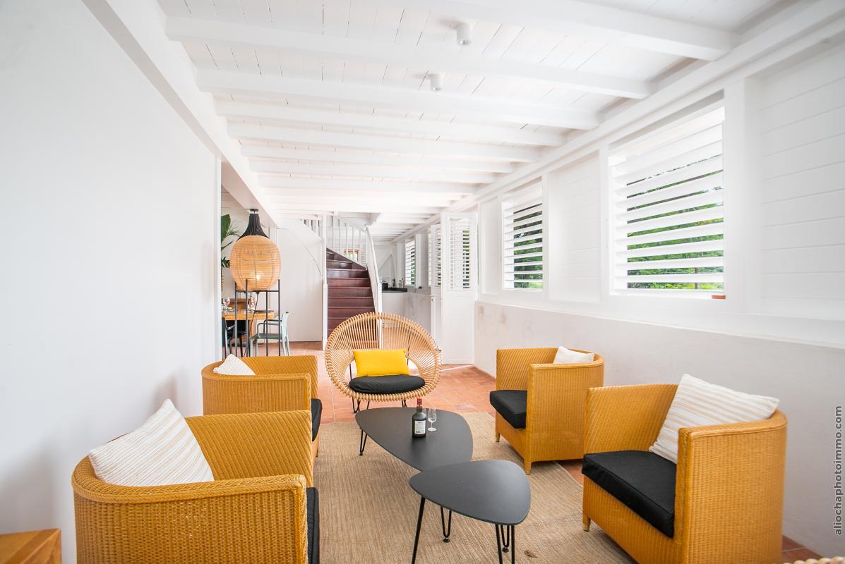 Location Villa luxe Trois îlets Martinique  - Villa 1 Salon